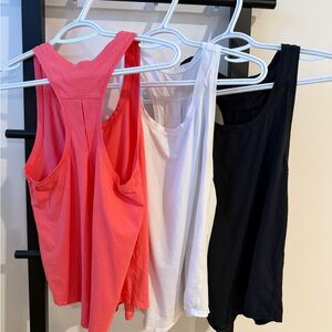 Lot of 3 Lululemon Love Tank *Pleated